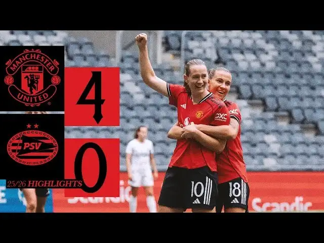 Champions League starts here for Red devils. With hattrick by Elisabeth Terland
