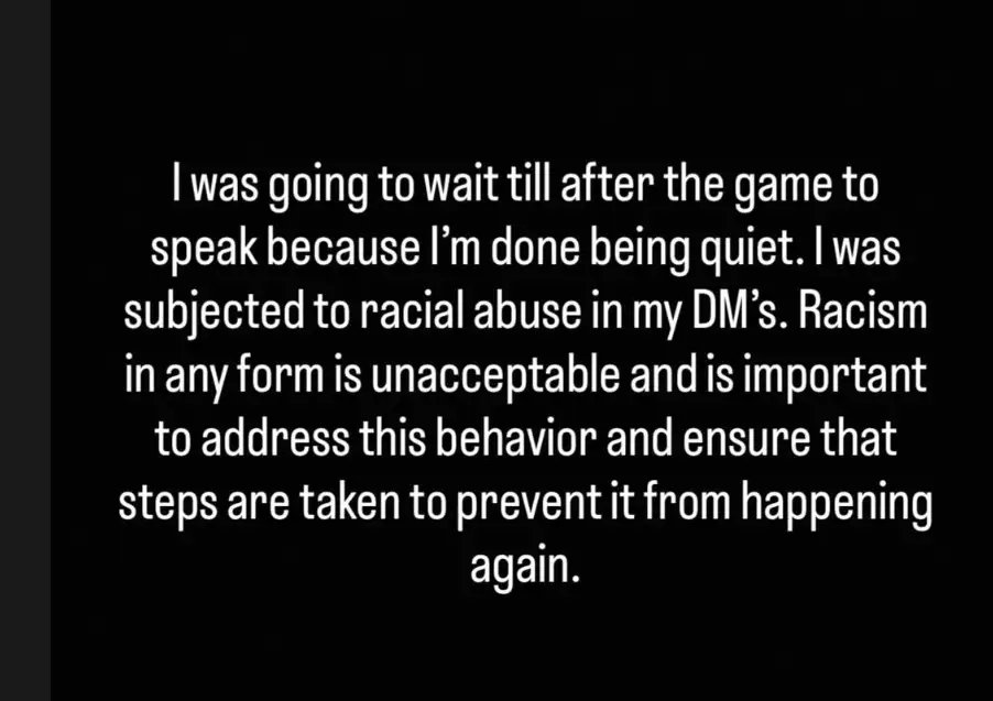 Another racist case in women's football. Jess Naz is done being quiet