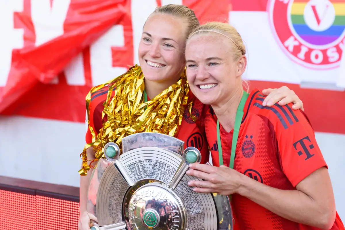 Captains, teammates and the most iconic sport couple. Discover Pernille Harder and Magda Eriksson's story