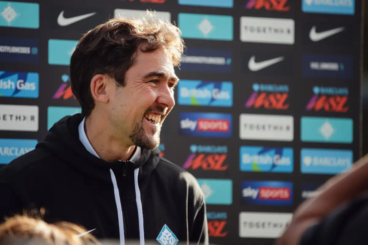 Jocelyn Prêcheur is departing as London City Lionesses head coach