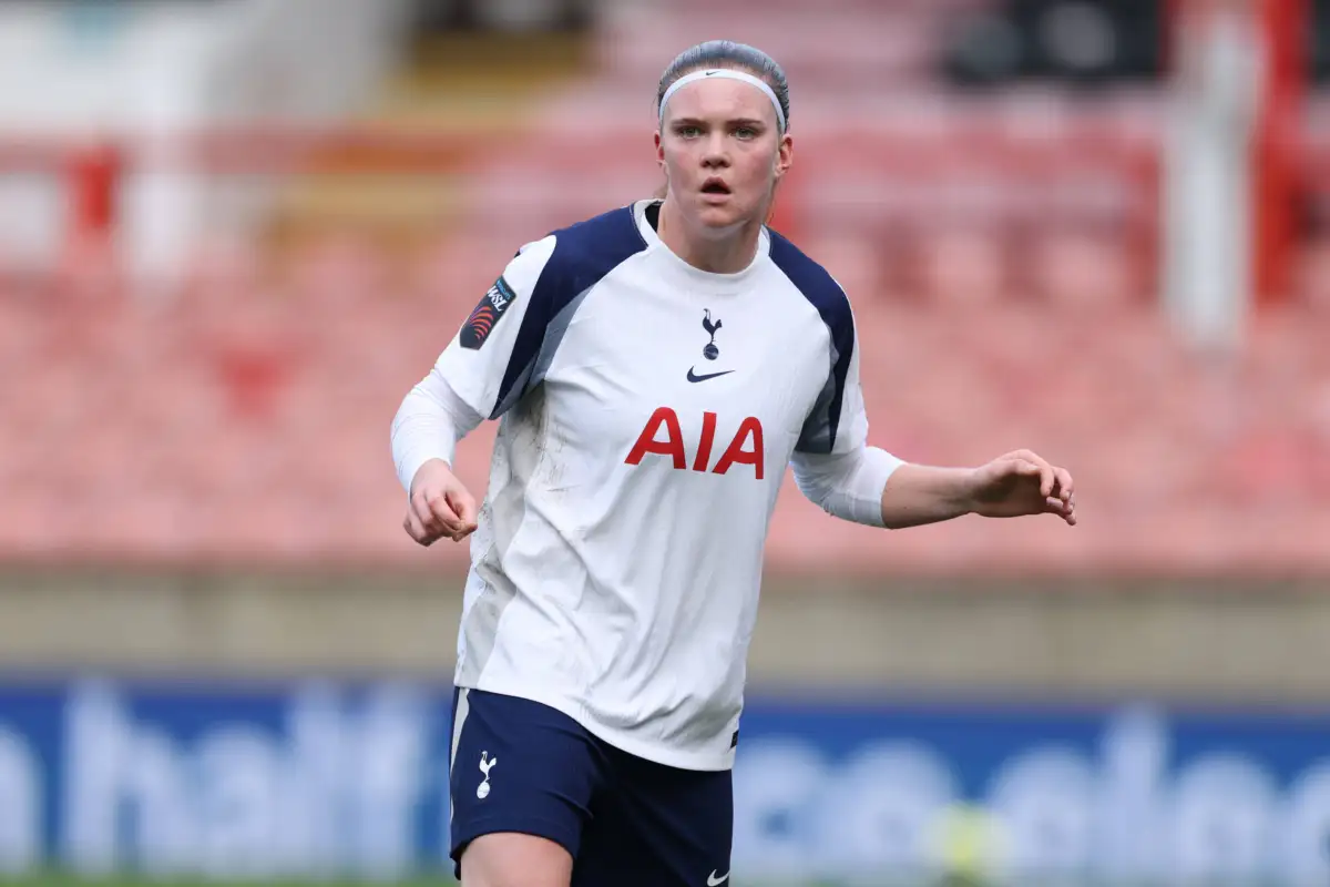 Debut goal for Signe Gaupset as Spurs hit seven
