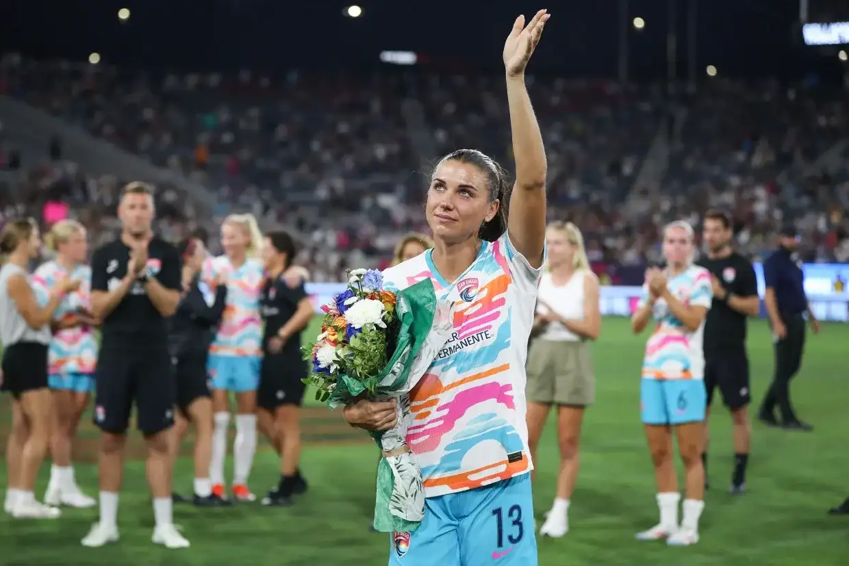 I did everything I wanted’: Alex Morgan ends career on emotional night in San Diego