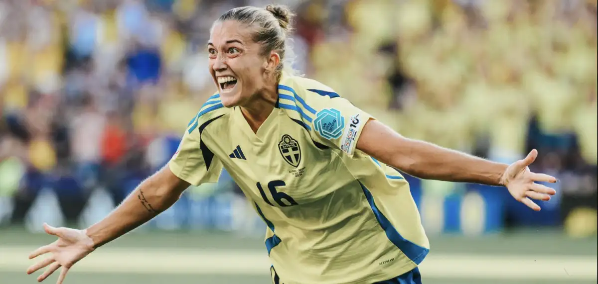 Angeldahl’s decisive goal helped Sweden beat Denmark 1:0