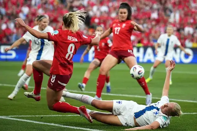 Switzerland advances to quarterfinals after tie with Finland