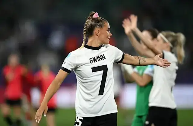 Fear for the German Captain Gwinn. She left the first match early in tears