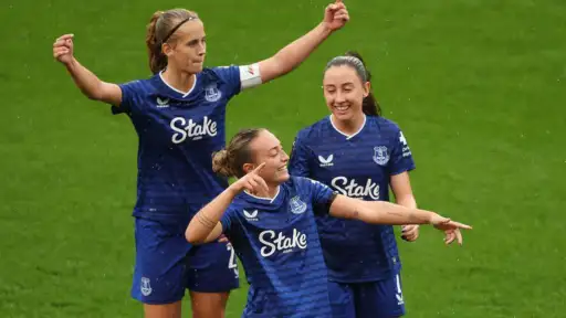 Dream debut. Ornella Vignola scored hattrick in Merseyside derby
