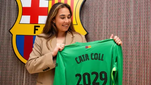 Cata Coll is staying with Culers!