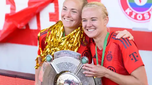 Captains, teammates and the most iconic sport couple. Discover Pernille Harder and Magda Eriksson's story