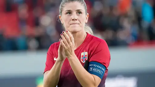 Norway's Maren Mjelde has announced her retirement from international football