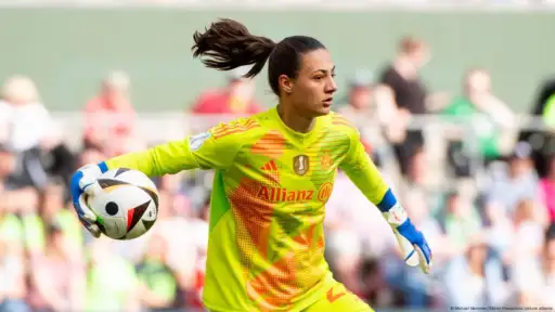 Bayern Munich's goalkeeper Grohs makes her first start since treatment for tumor