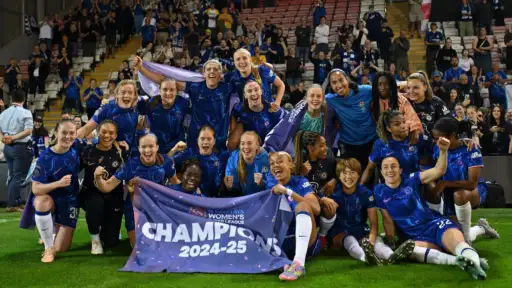 England is blue! Chelsea secured a sixth successive Women's Super League title