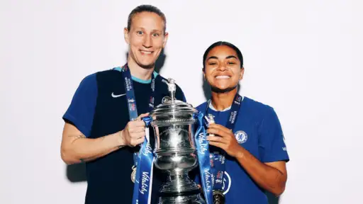 Berger on her fiancé Jess Carter: She’s shown the world what she can do