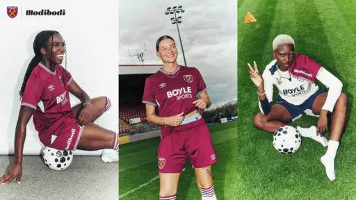 No more period stigma! West Ham announces a new partnership with Modibod