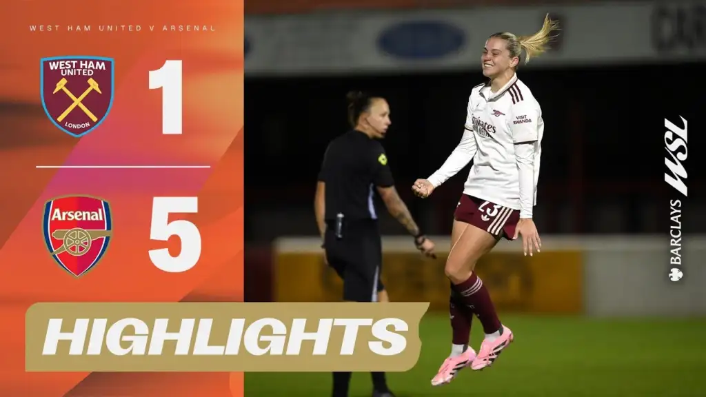 Russo Rocket! Check how Arsenal beat West Ham 5:1