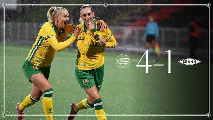 Hattrick hero! Wangerheim secured Hammarby a great start to the Europa Cup