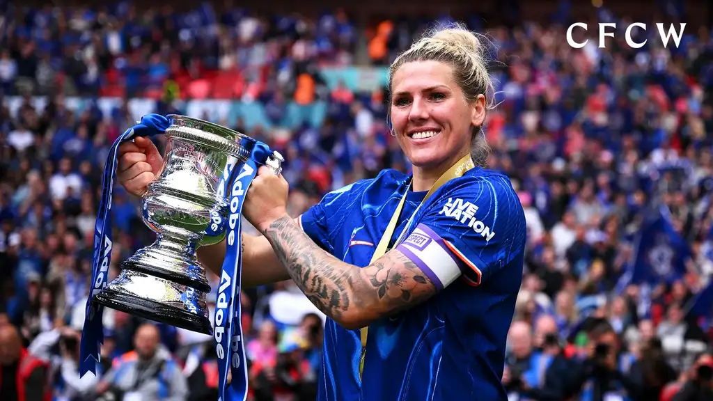 300 Chelsea caps for Millie Bright. Check the heartwarming messages