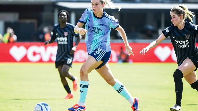 Russo scored two goals against Washington Spirit in the international friendly game
