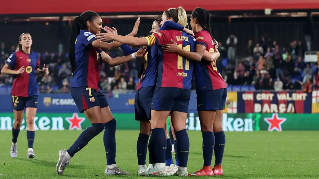 Claudia Pina helped Barcelona to destroy Wolfsburg with two goals