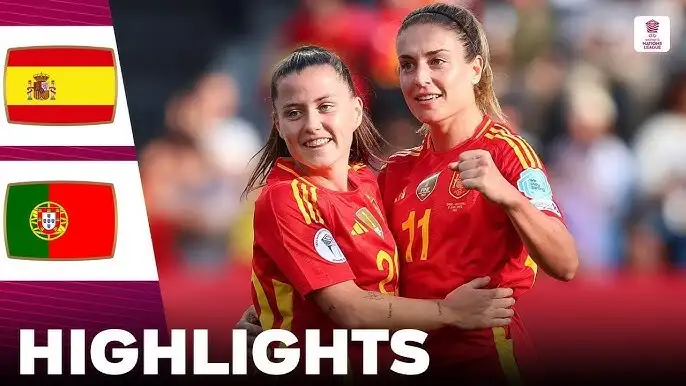 Amazing 7-1 victory for Spain over Portugal in Nations League