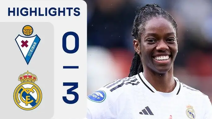Linda Caicedo helps Real Madrid with their 3:0 victory against Eibar