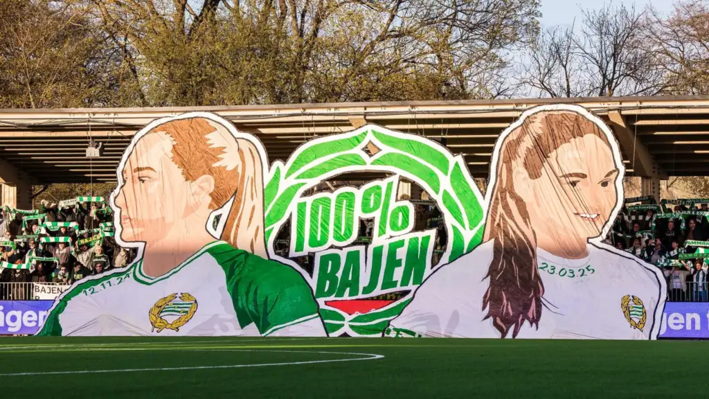 Hammarby's Ellen Wangerheim celebrated her 100th start with a goal and a 4-0 win over Rosengård