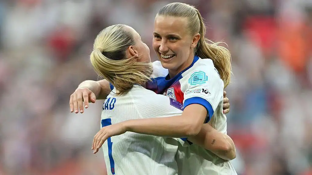 What a night for the Lionesses. Aggie Beever-Jones scored hattrick and helped defeat Portugal 6-0