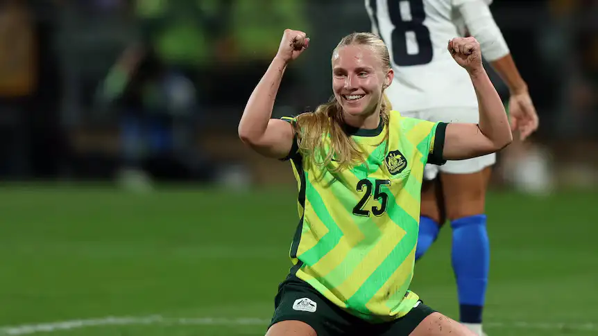 Holly McNamara's first international goal helped The Matildas won over Slovenia in friendly match 3:0