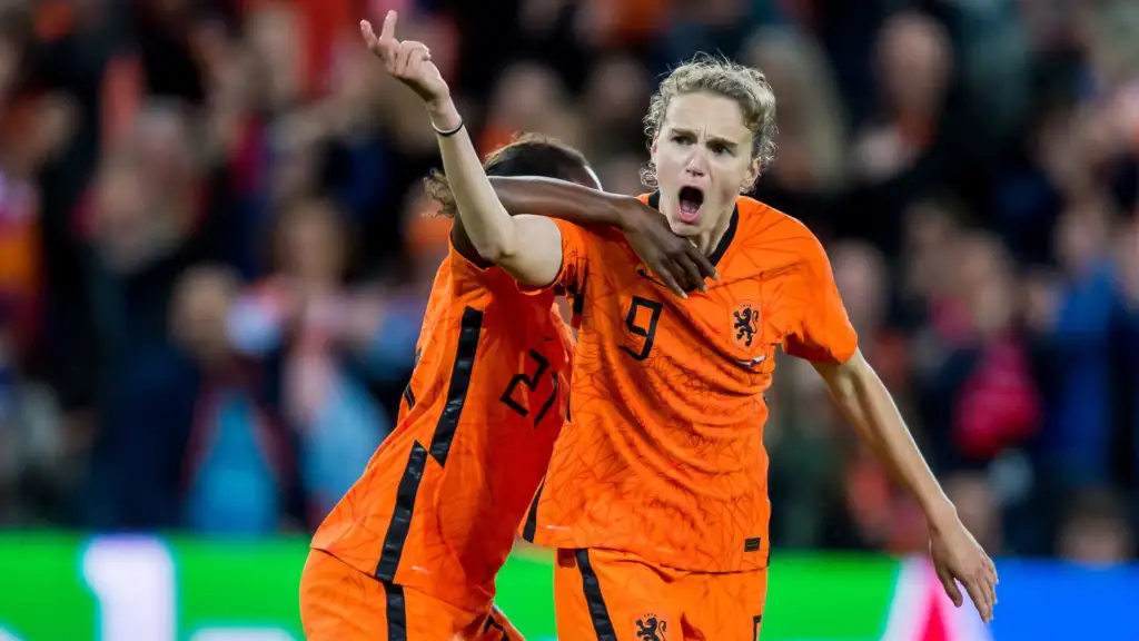 Watch Vivianne Miedema score her 98th and 99th goal for the Netherlands