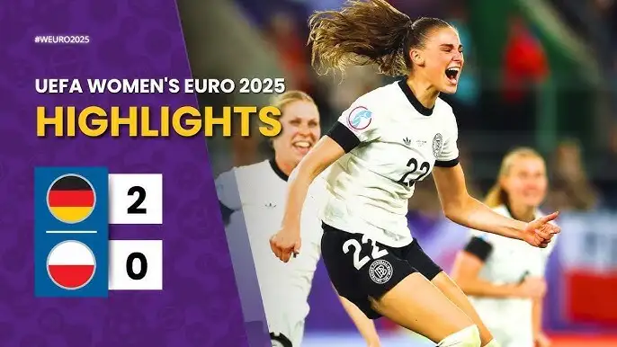 Watch Jule Brand's magnificent goal that helped Germany beat Poland 2-0