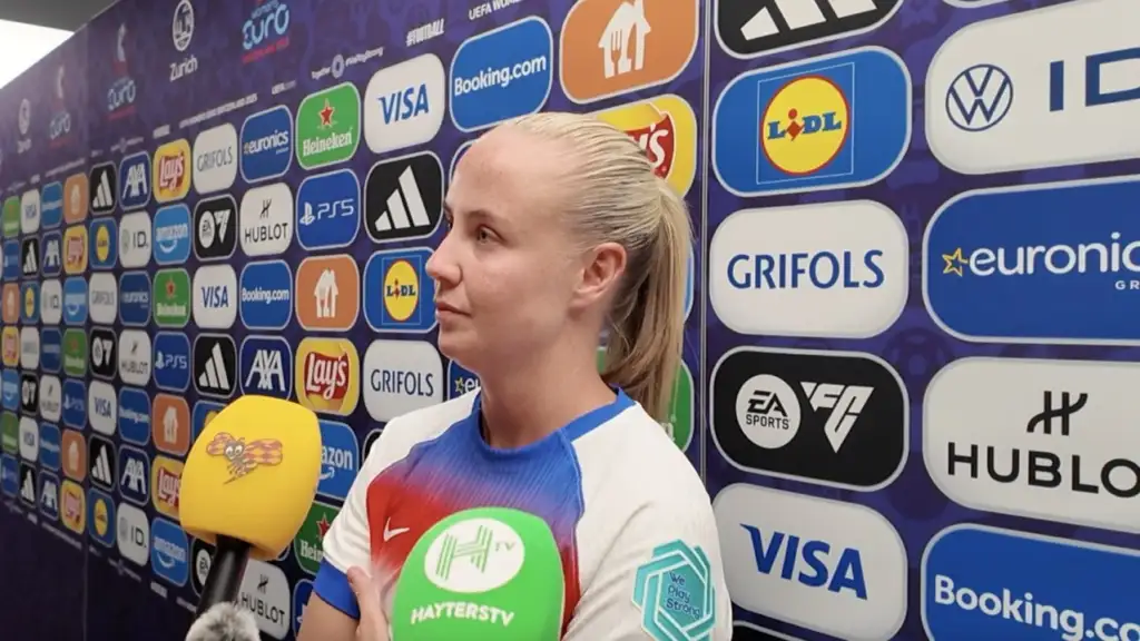 "It's disappointing." Beth Mead on Englad's first loss on Euro