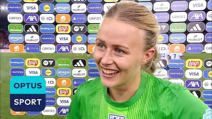 Hannah Hampton- the penalty hero! Check the interview after shootout
