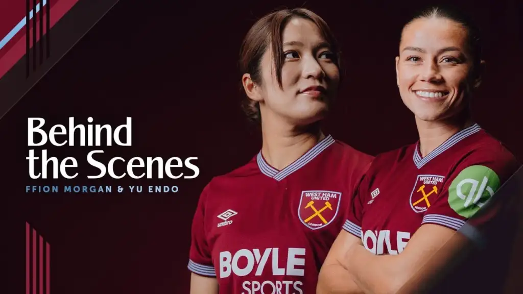 How was Ffion Morgan's first day at West Ham? Check it out?