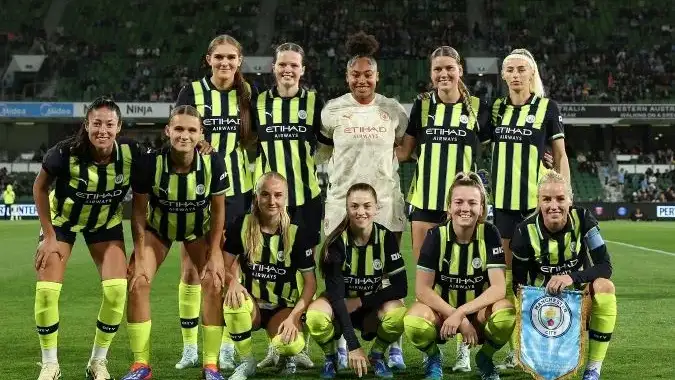 Manchester City vs Leicester City Perth International Football Cup Semifinal