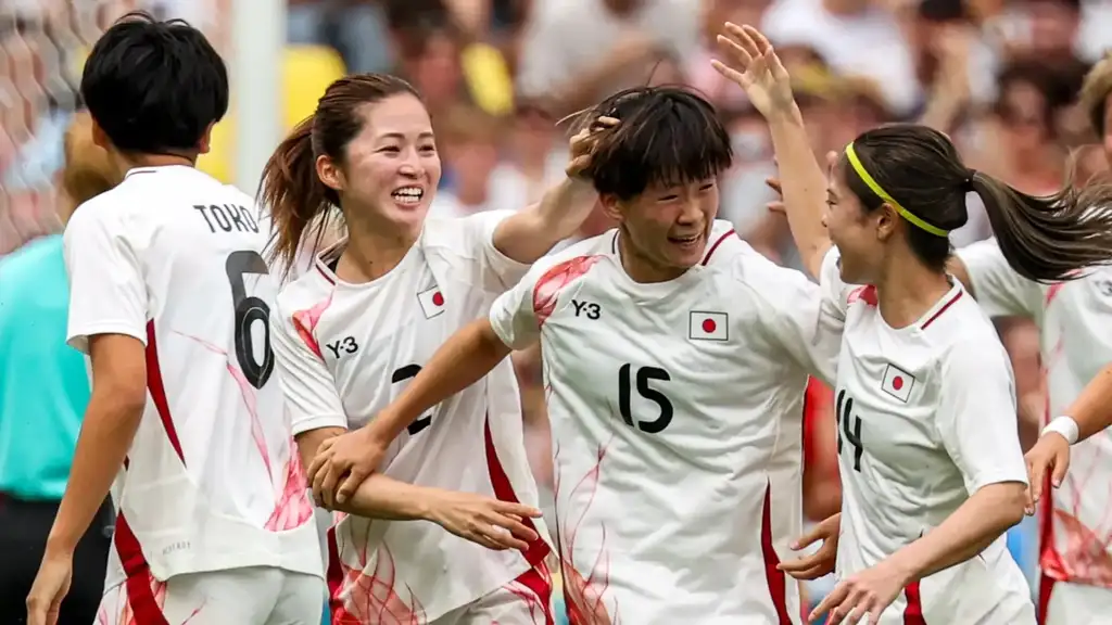 What an opening goal from Japanese Aoba Fujino at Paris Olympics 2024