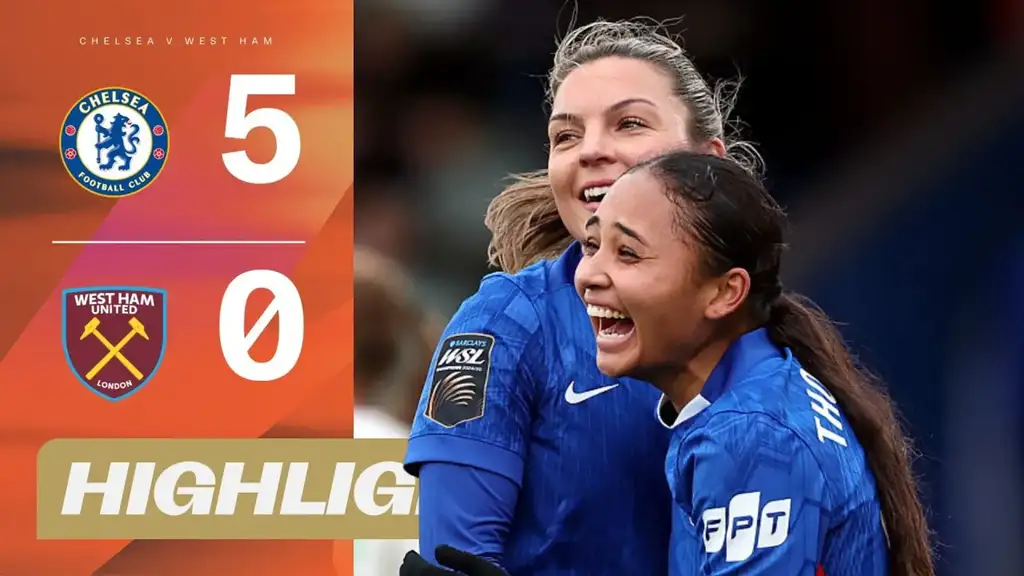 See Lexi Potter's first start for Chelsea and James' first goal after injury